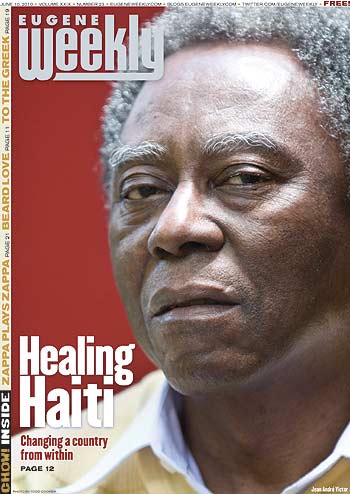 Jean Andre Victor: Eugene Weekly cover