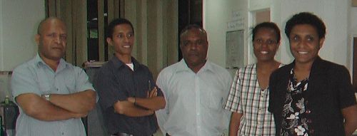 Staff at PNG Eco-Forestry Forum