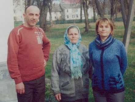 Residents of Hnizdychiv, Ukraine