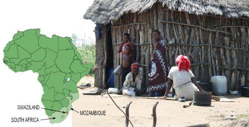 villagers in Swaziland