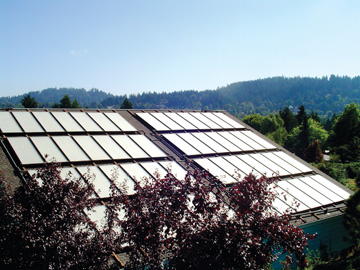 Tamarack Wellness Center, solar panels